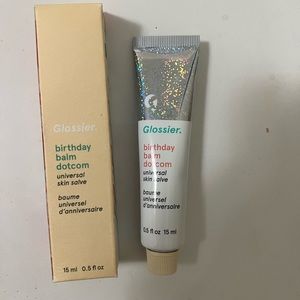 NEVER USED Glossier Balm Dot Com Birthday Cake